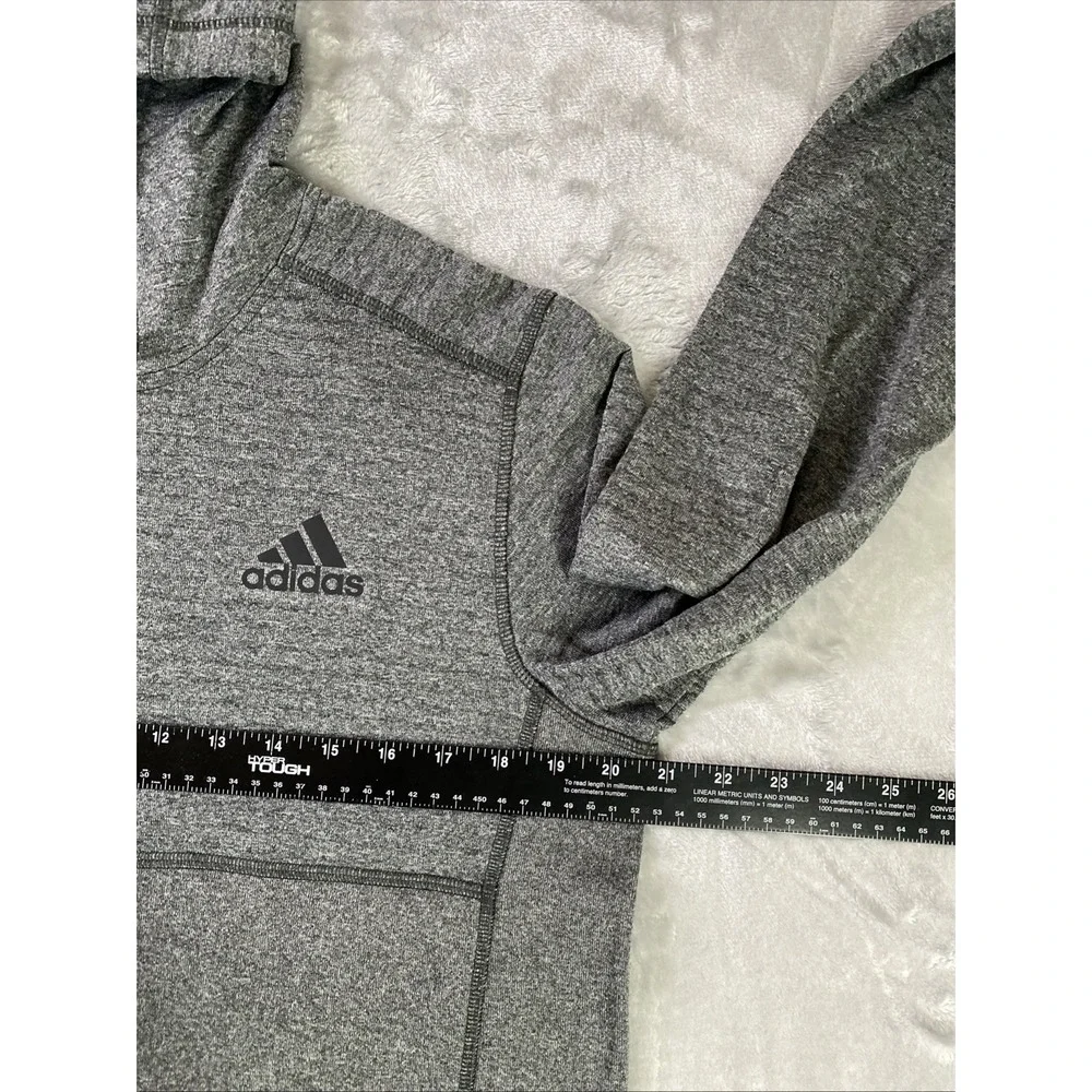 Adidas Ultimate Hoodie Mens Medium Grey Climawarm‎ Athletic Training Pullover
